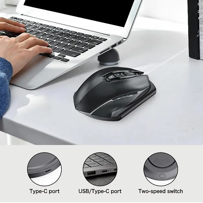 Automatic Mouse Mover Noiseless Ultra-thin Computer Mouse Mover Vibrating Pad Mouse Shaker Device To Keep Mouse Moving