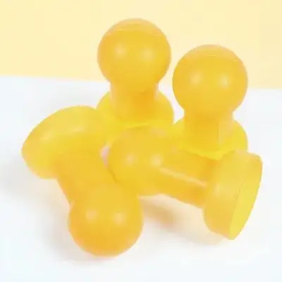 

4Pcs Trampoline Pole Top Caps Kids Trampoline Parts Replacement Durable Plastic Safety Covers Enhance Aesthetic Appeal