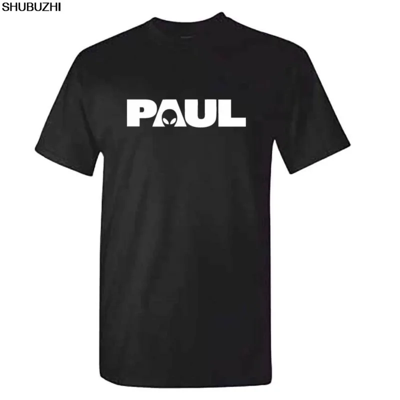 Paul Tshirt - Mens Cult DVD Movie Simon Pegg Geek Comic Gift Present Funny Alien