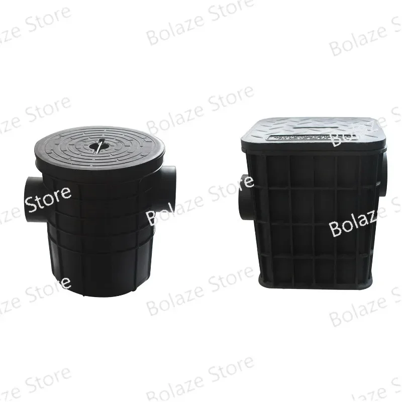 Underground Grease Trap HDPE Grease Separator Kitchen Sink for Restaurants or Gastronomy  Round  Square