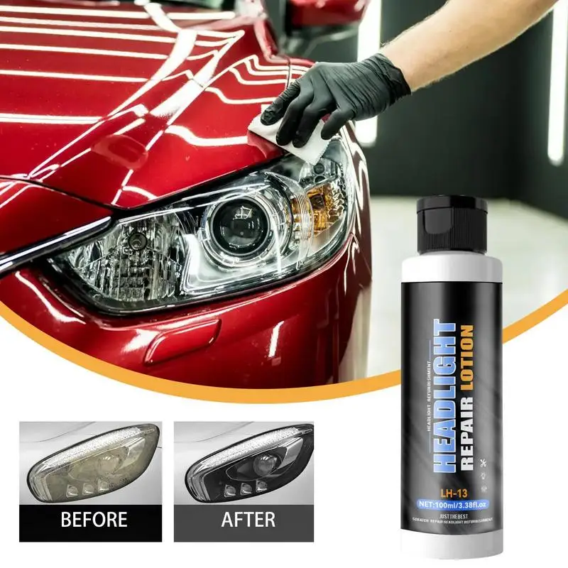 Headlight Polish Liquid Refurbishment Repair Agent Headlight Renewal Automotive Lights Restorer Powerful For Headlights Lens