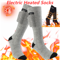 Electric Heated Socks Winter Thermal Socks 3 Modes Fever Socks Washable Outdoor Skiing Foot Warmer Heating Socks For Women Men