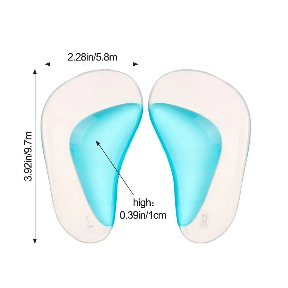Plantillas ortopédicas gel silicona pie plano mujer – Soporte - imagen 3