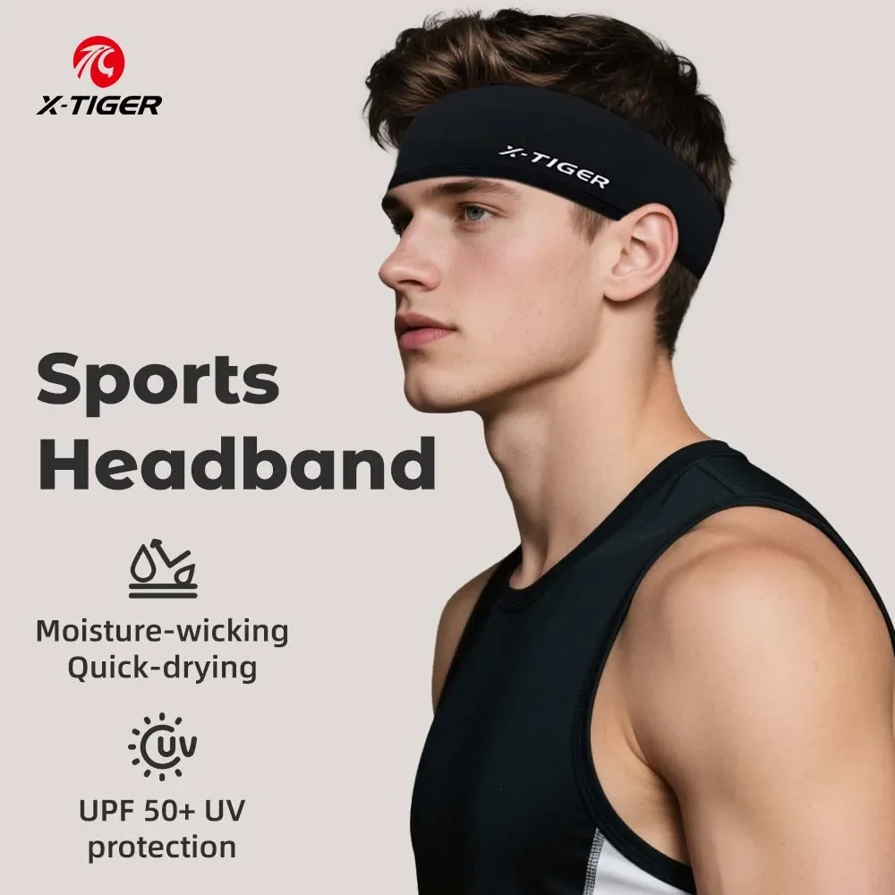 X-TIGER ciclismo bandana umidade wicking fitness correndo lenço respirável secagem rápida esportes bandana suor