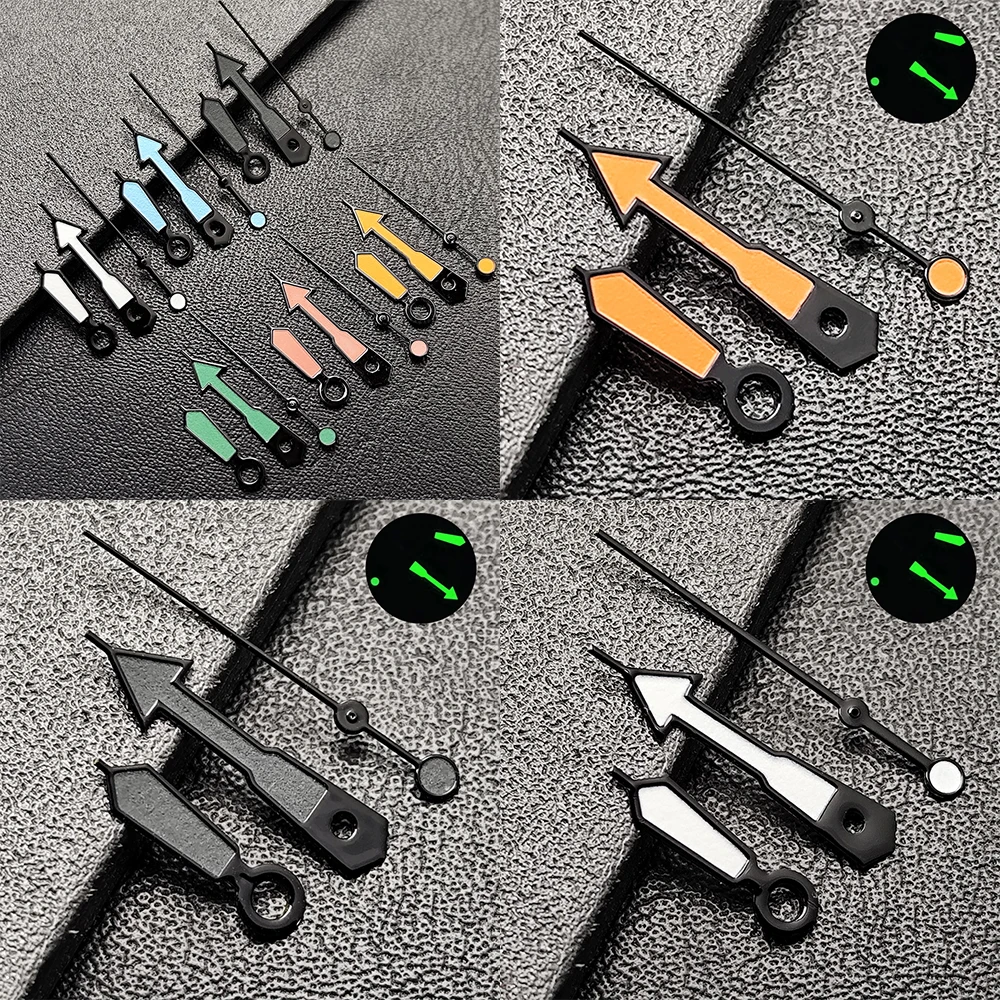 Color Watch Hands NH35 NH36 Hands Green Super Luminous FIT for NH35 Movement Watch Accessories