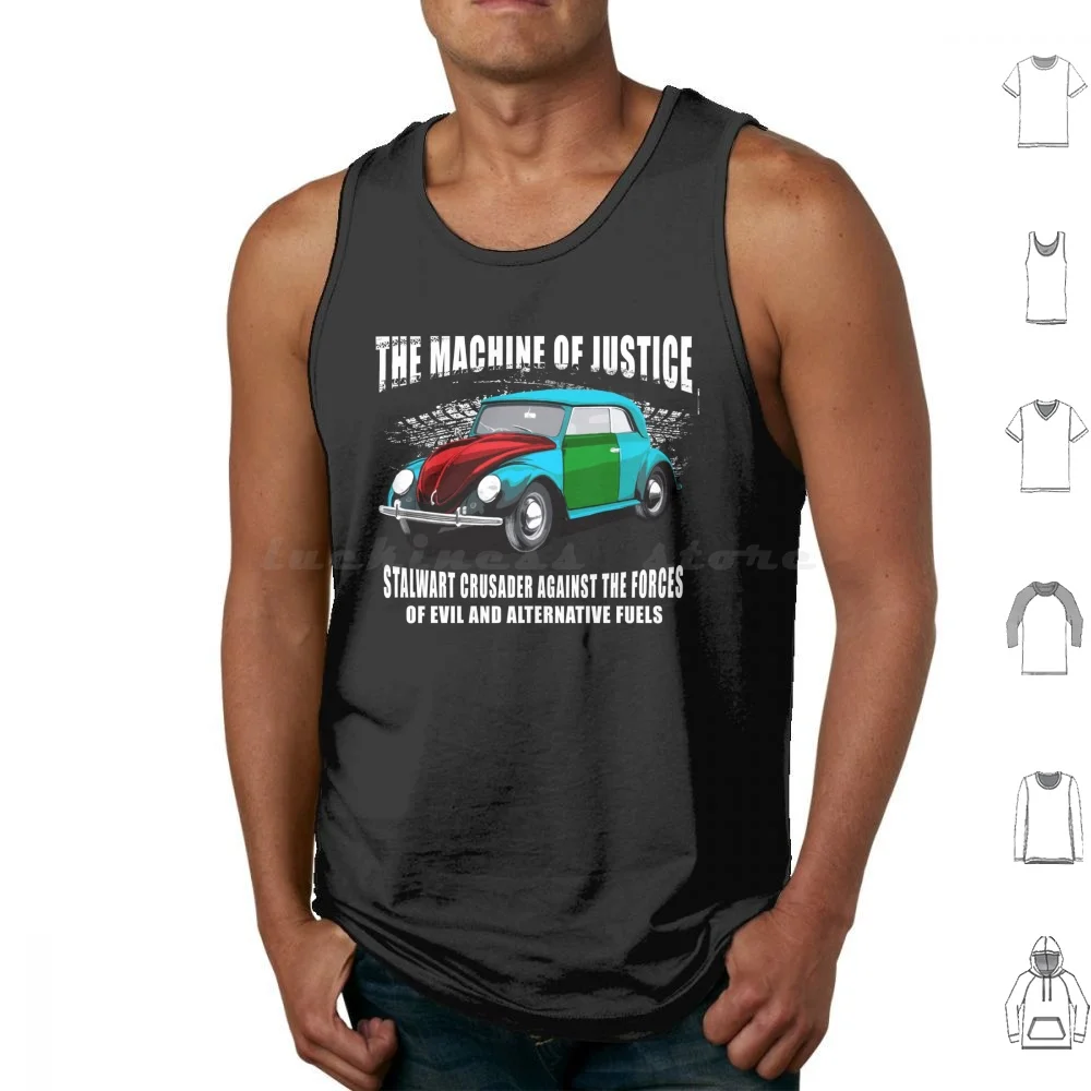 Harrys Justice Machine Tank Tops Print Cotton Harry Dresden Dresden Files Jim Butcher Wizard Detective Waldo Molly