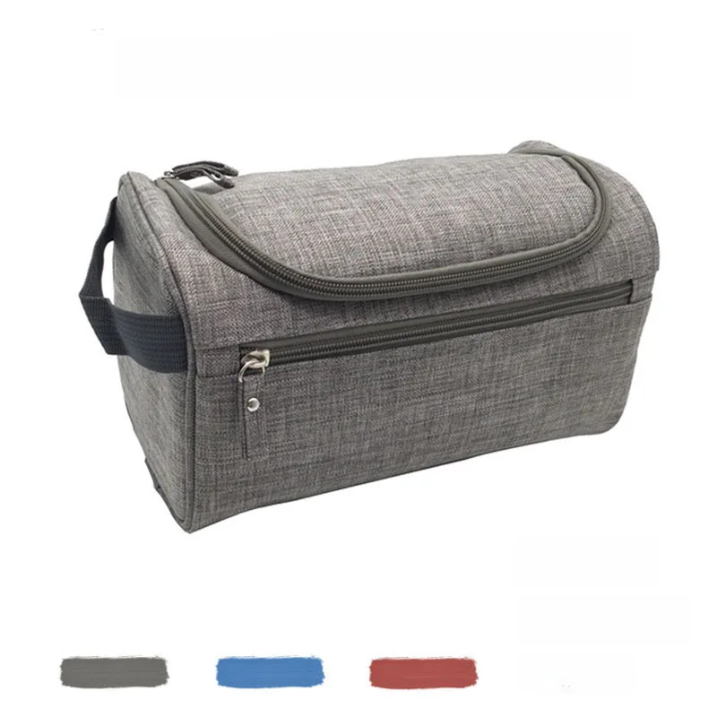 

Men's and Women's Outdoor Travel Toiletry Bag Oxford Cloth Hook Folding Hanging Cosmetic Bag Printed BrushLOGO