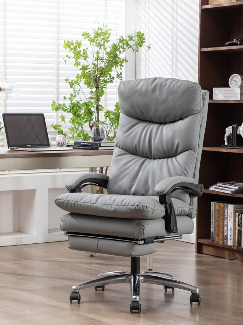 

Modern Senior Office Chair PU Leather Lazy Sofa Computer Work Office Chair Bedroom Vanity Sillas Oficina Office Furniture Wall