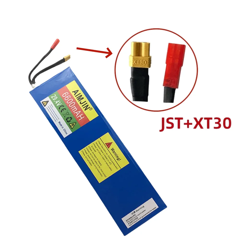 18650 lithium-ion rechargeable 7S2P 29.4V battery pack suitable for various electronic devices (6600mAh)