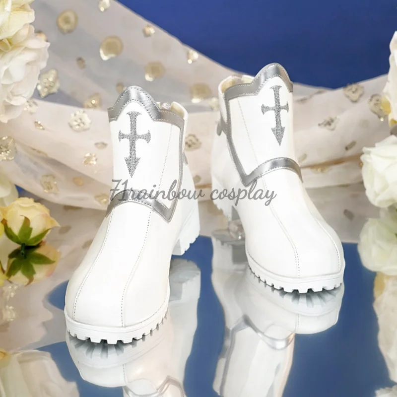 71rainbow Cosplay Yuuki Asuna Cosplay Shoes Anime Sword Art Online Yūki Asuna Cosplay Boots Shoes