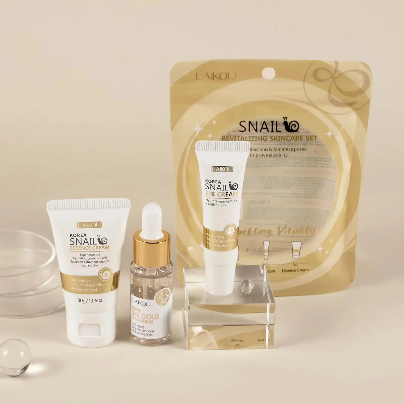 24K Gold Snail Repa… - image