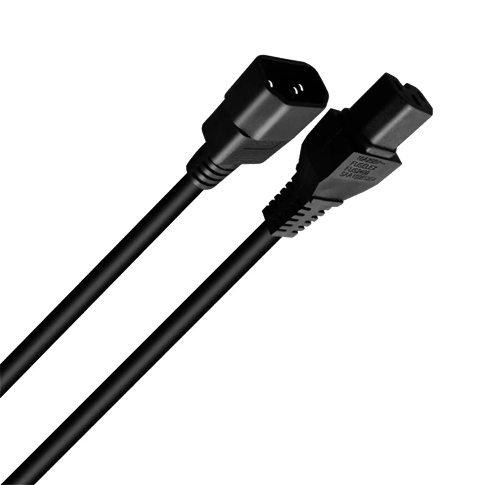 IEC320-C14 to IEC320-C15 Power Cable Good Conductivity Blk for cessory