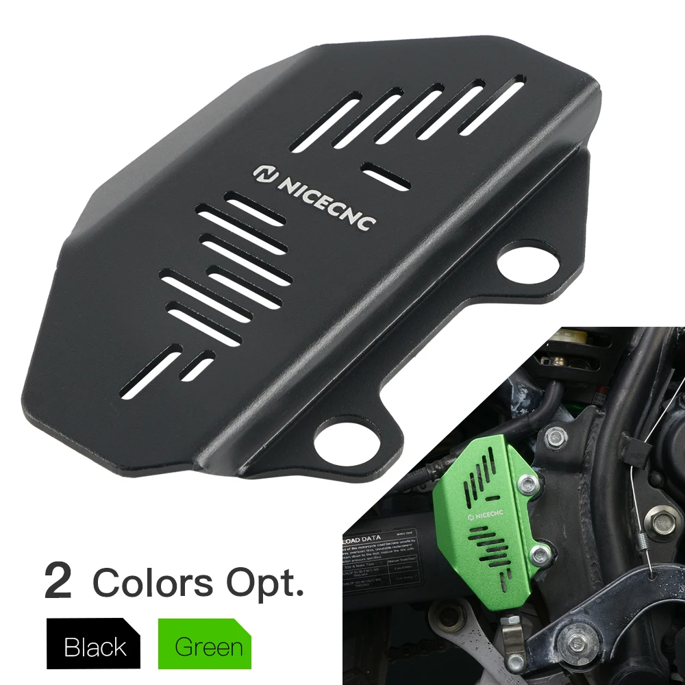 

Motorcycle Rear Brake Fluid Reservoir Master Cylinder Guard Cover for Kawasaki KLR650 KLR 650 2008-2018 2017 2016 2015 2014 2013