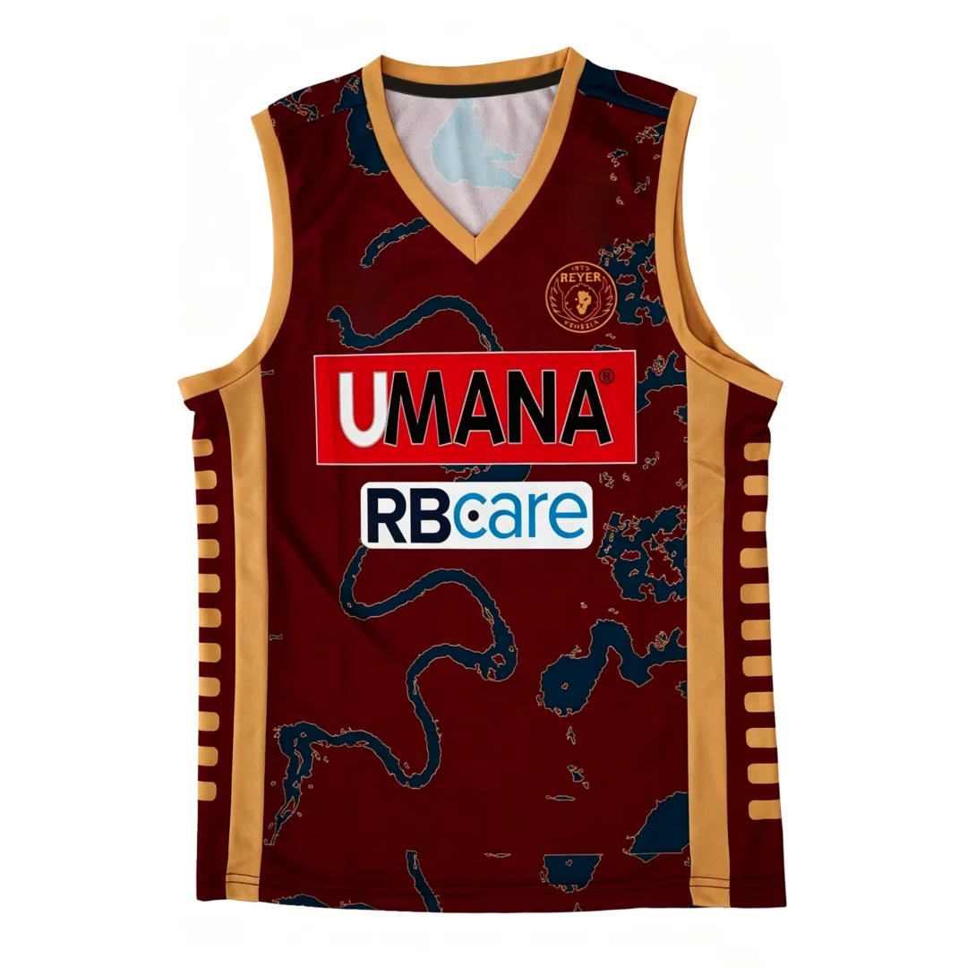 25-26 Reyer Venezia Heim-Basketballtrikot Match-Trainingsset Sommer-Sportbekleidung Herren-T-Shirt Kinderbekleidung T-Shirt Y2k Damen ﻿ – Detail 1