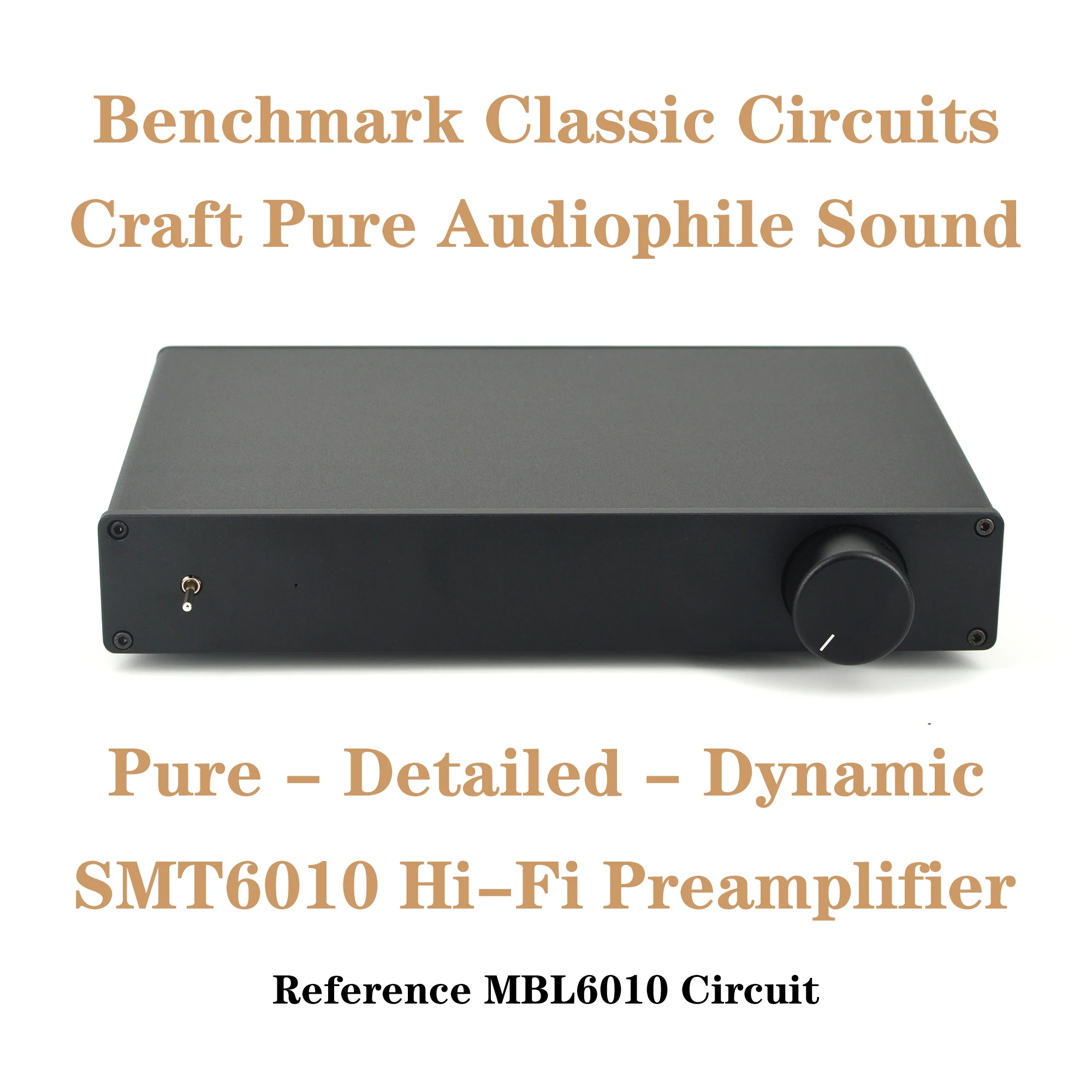 Stwórz czysty dźwięk audiofilski dzięki klasykowym obwodom Benchmark — przedwzmacniacz Hi-Fi MOFI SMT6010