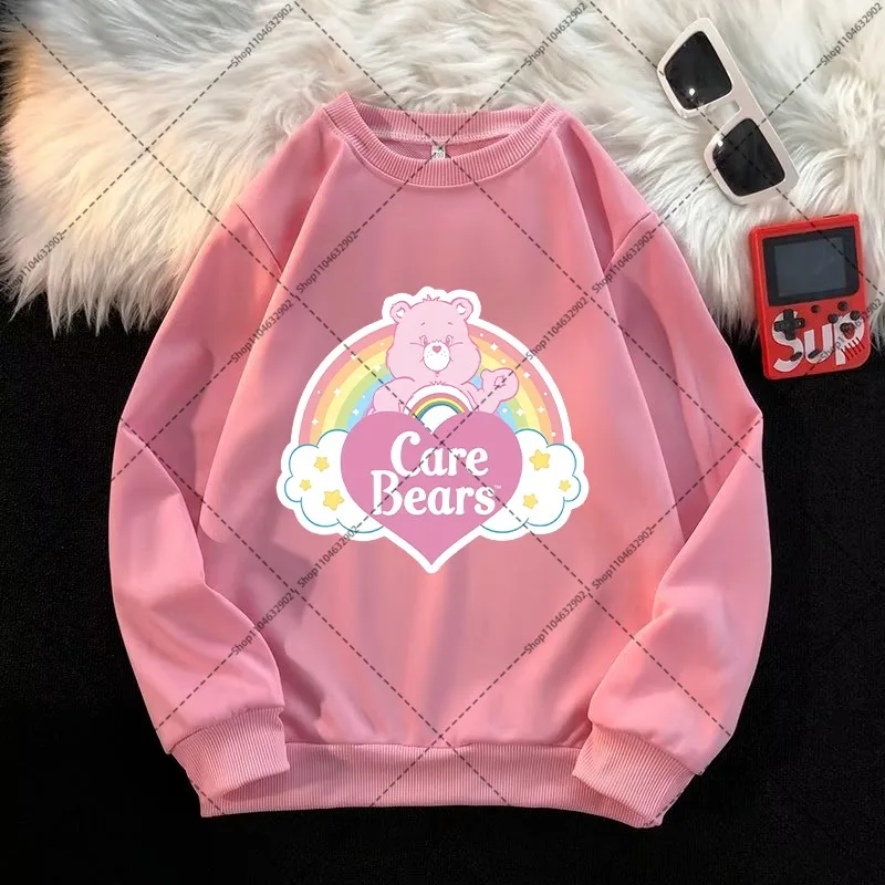 Care Bears Kids Dunne Sweatshirt Cartoon Anime Streetwear Jongens Meisjes Mode Kleding Kinderen Herfst Lange Mouwen Verjaardagscadeautjes