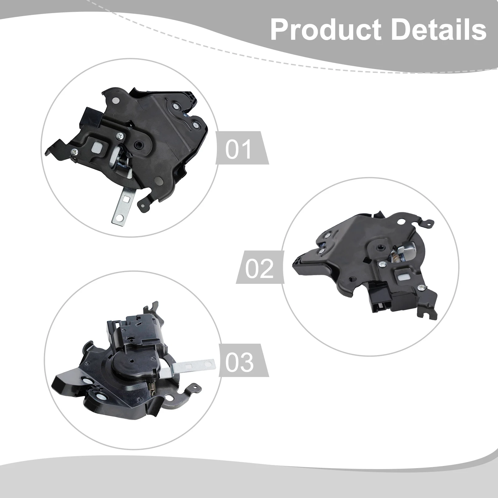 Actuator Trunk Lock Liftgate Long Lasting Performance Compatible Easy Installation Fit For Mazda 3 Axela Sedan