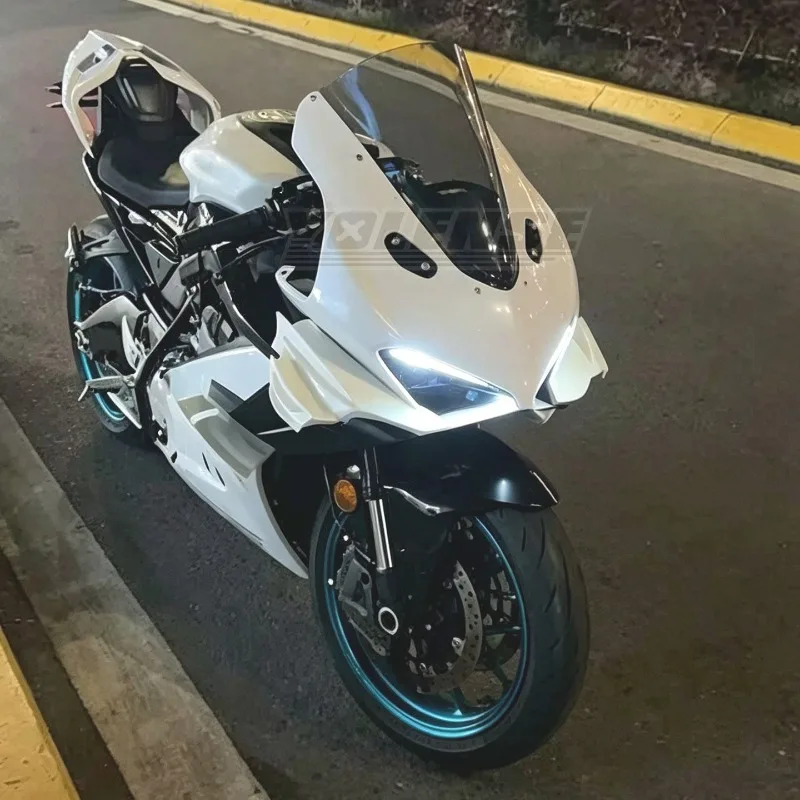 For CFMOTO 675SR 675SR-R 675 SR SRR Motorcycle Front Integrated Helmet Cover Racing Windshield Fairing Combined Wind Deflector
