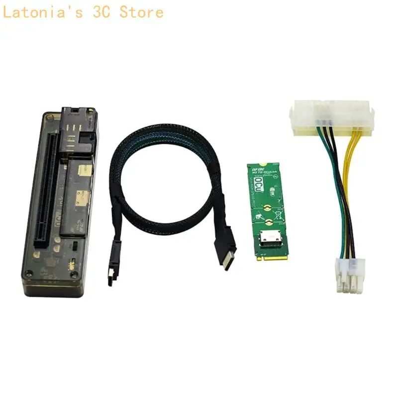 

X3UB GDC OCuLink GPU Dock with M.2 M Key To OCuLink Aapter External Laptop Docking Station External Graphics Card Dock
