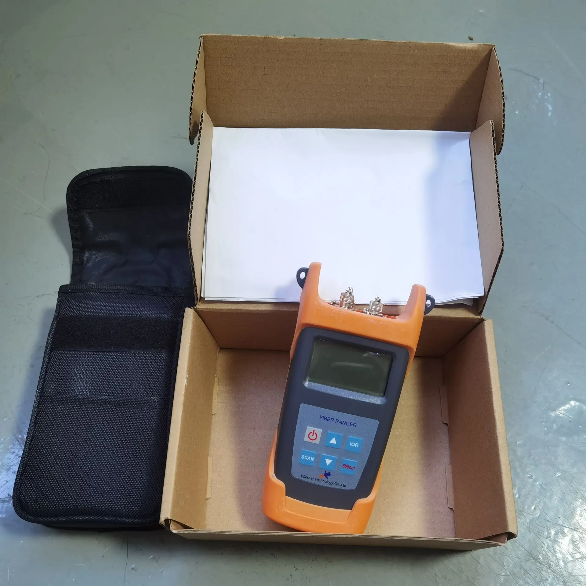 FTTH Optiacl Fiber Ranger Test Handheld Mini OTDR-tester met VFL Visual Fault Locator