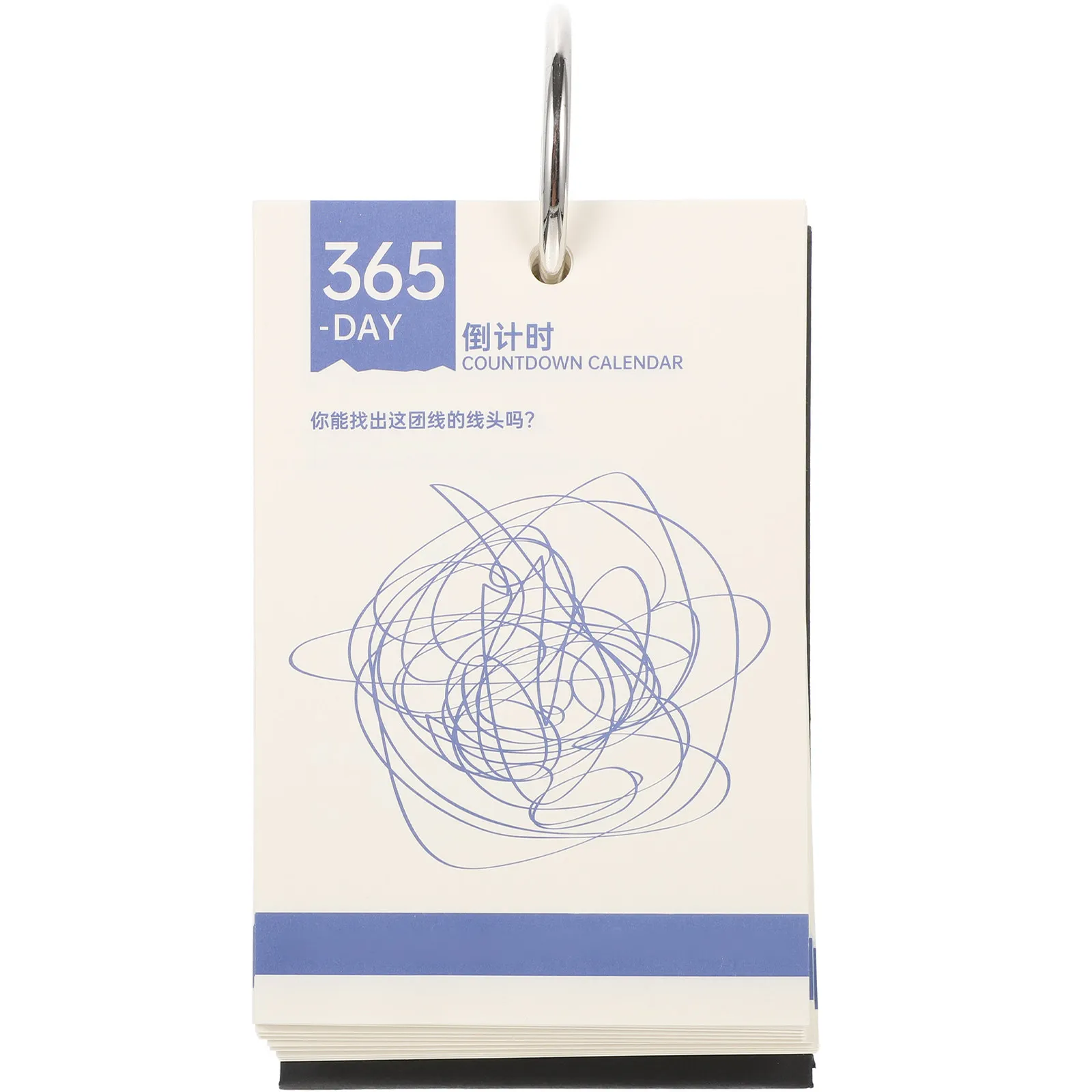 Funny DIY Desk Calendar with Cartoon Design, Metal Ring Binding – Office, Classroom & Home Decorative Schedule Organizer