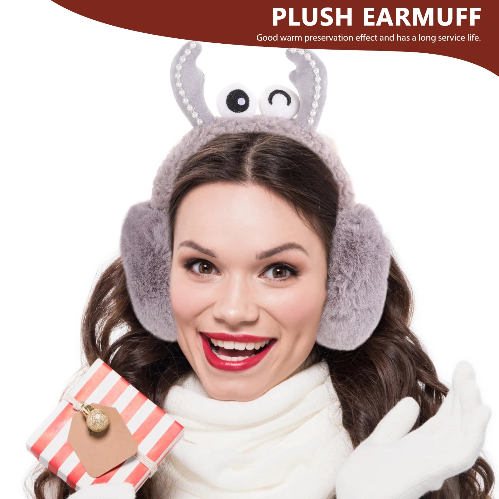 2025 mais quente de pelúcia orelha quente earmuff fuzzy muff quente adultos proteção de ouvido bonito earmuff para mulheres crianças esqui ao ar livre inverno 2025