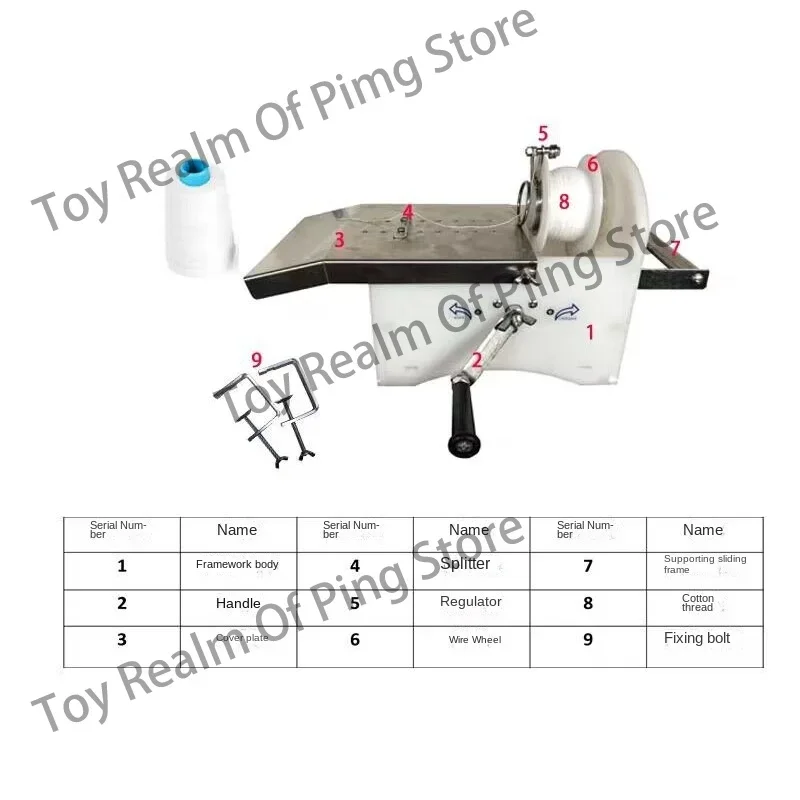 Hand-cranked automatic Food Material Portable Manual Sausage Twisting Machine  Knotting Tying Binding Linker