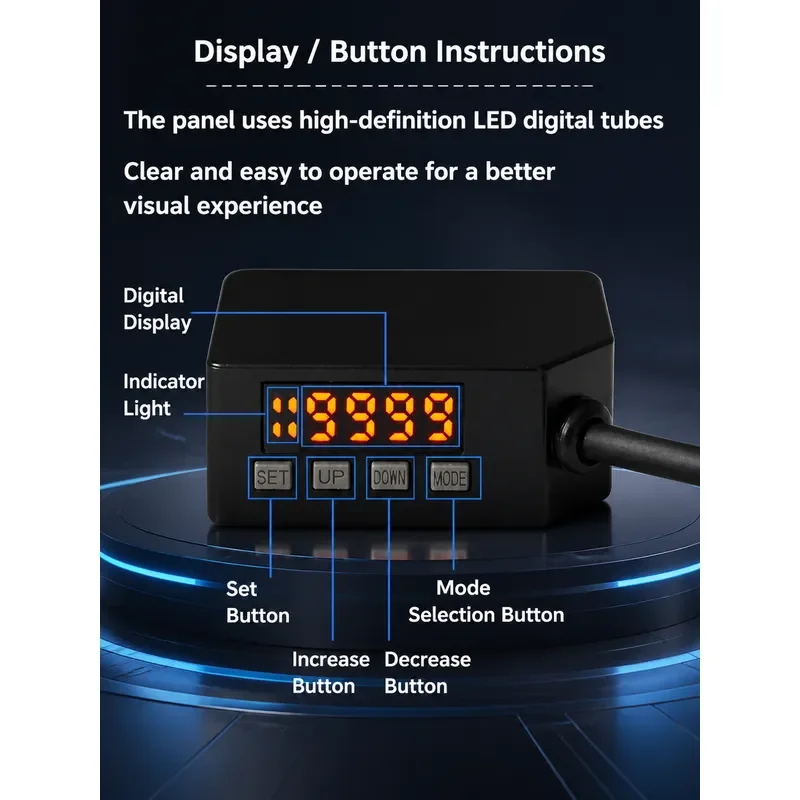 Nan Neng Intelligent Color Mark Photoelectric Switch Color Recognition Correction Separation Positioning Sensor NA-601SN