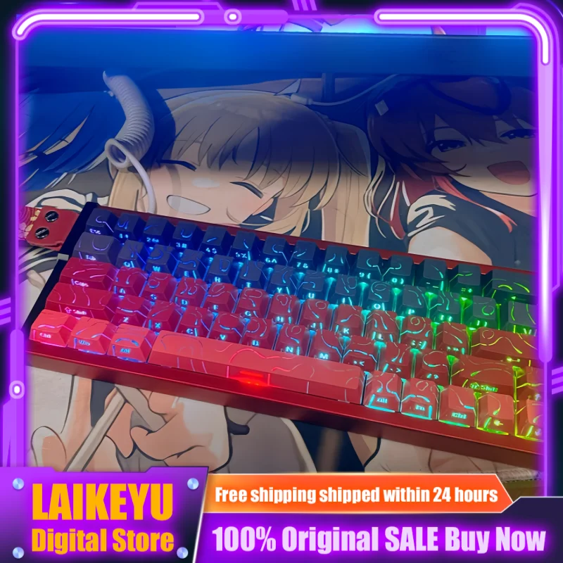 

IROK MG68 Gamers All-Aluminum CNC Wireless Magnetic Axis Keyboard RGB 8000hz Hot-Swappable Mechanical Switches 0.01 Precision