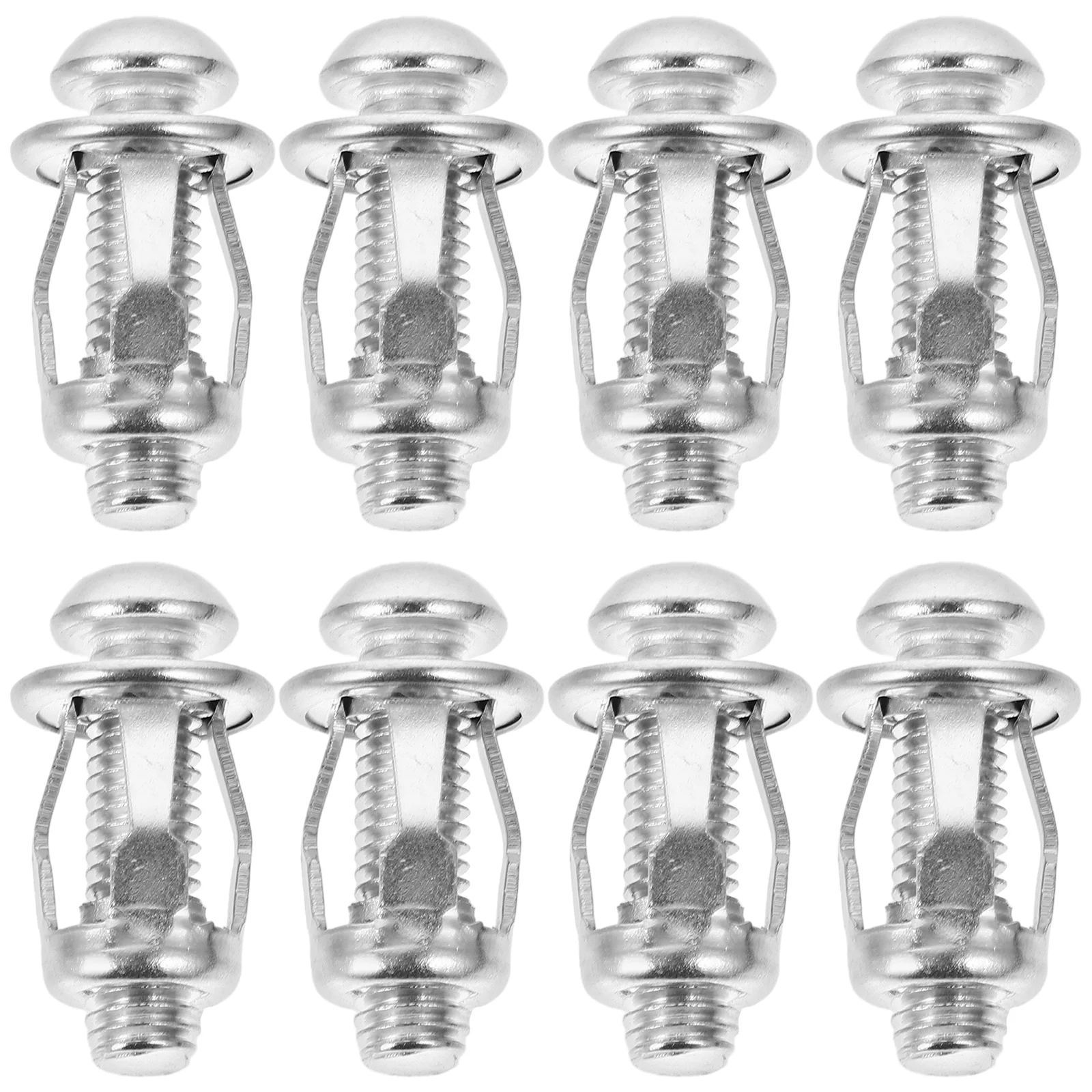 10 Sets Petal Nut Expansion Screw Hollow Metal Cavity Fixed Door Anchor for Nuts with Wall Spline Lug Fasteners