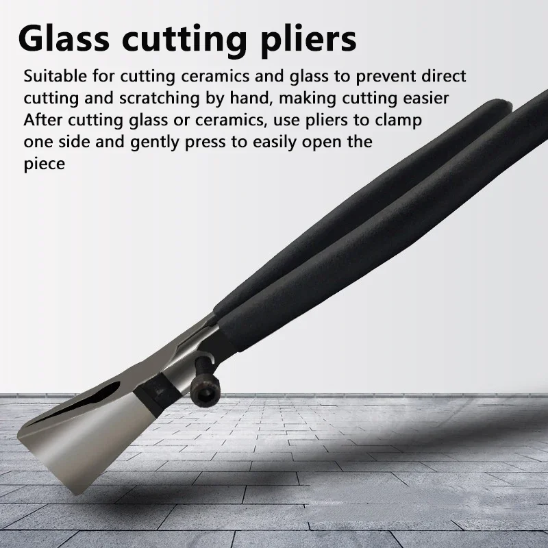 6/8 Inch Model Clamping Pliers Model Tools Adjustable Tiles Nippers Glass Cutter Ceramics Practical Breaker Glass Pliers DIY Too
