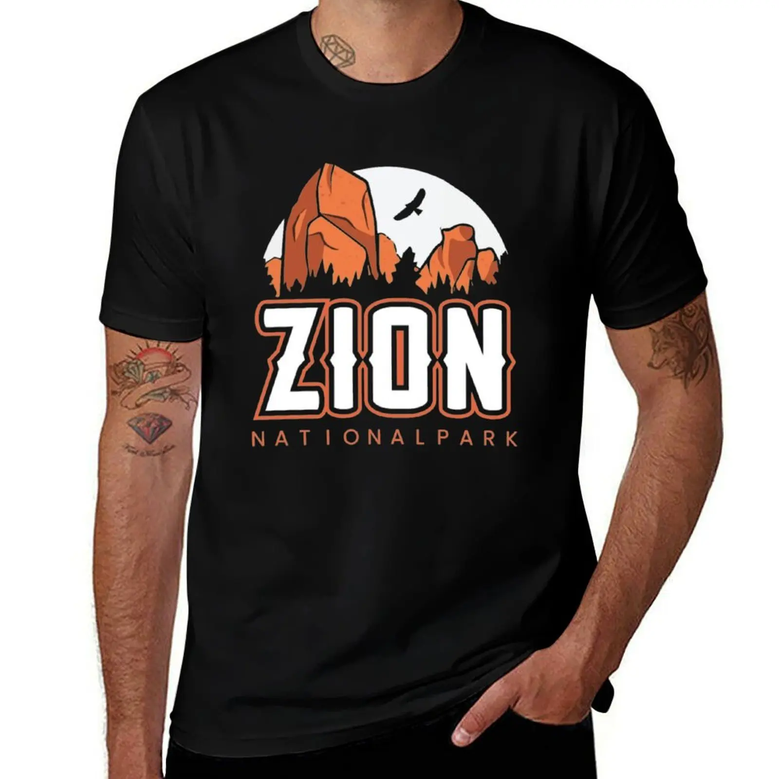 

Zion National Park in Utah Us Tshirt T-Shirt man t shirt graphic man t shirt designer T-Shirt