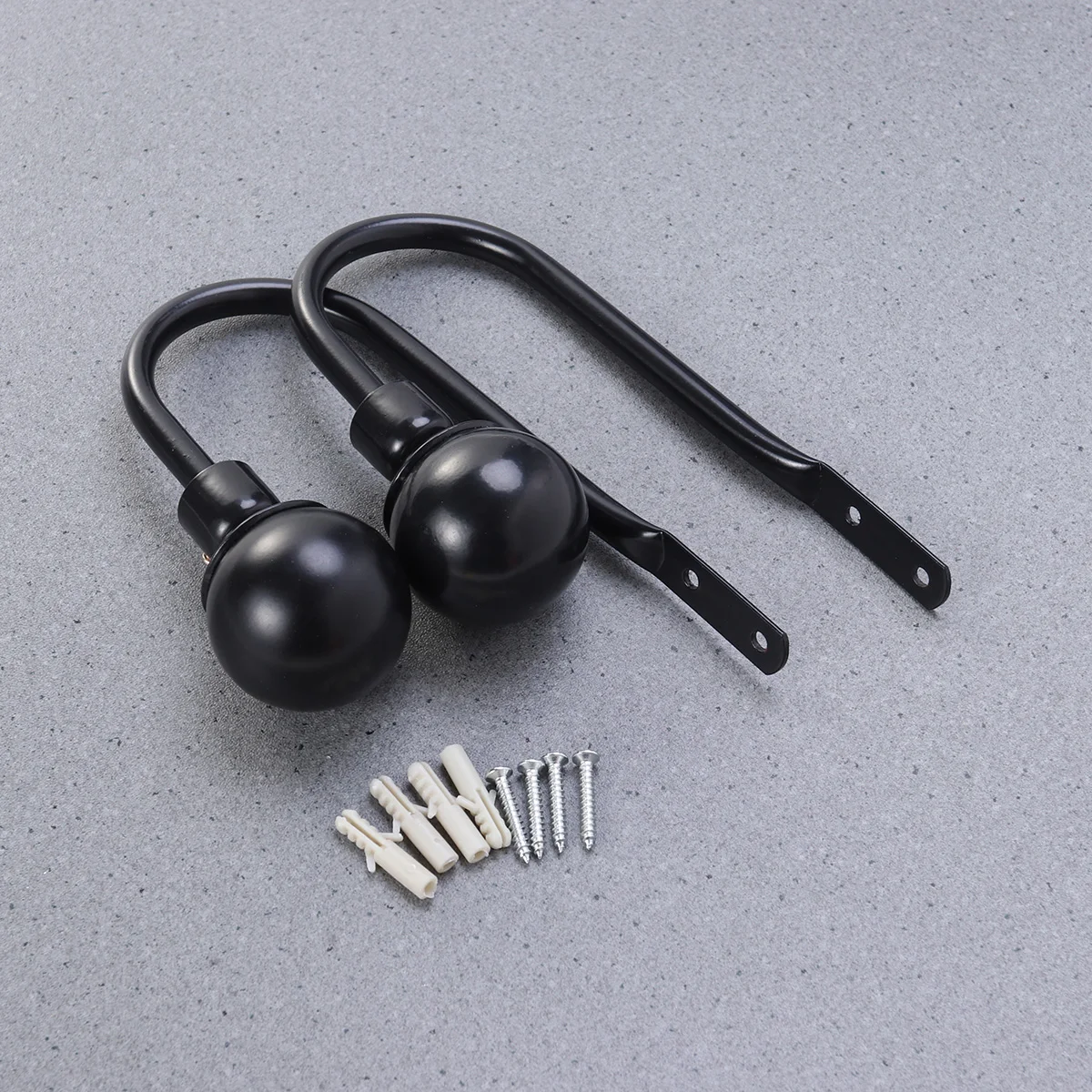 

U Shaped Wall Hooks Multi Use Curtain Hanger Crystal Holdbacks Tassel Decor Room Accessories Easy Installation