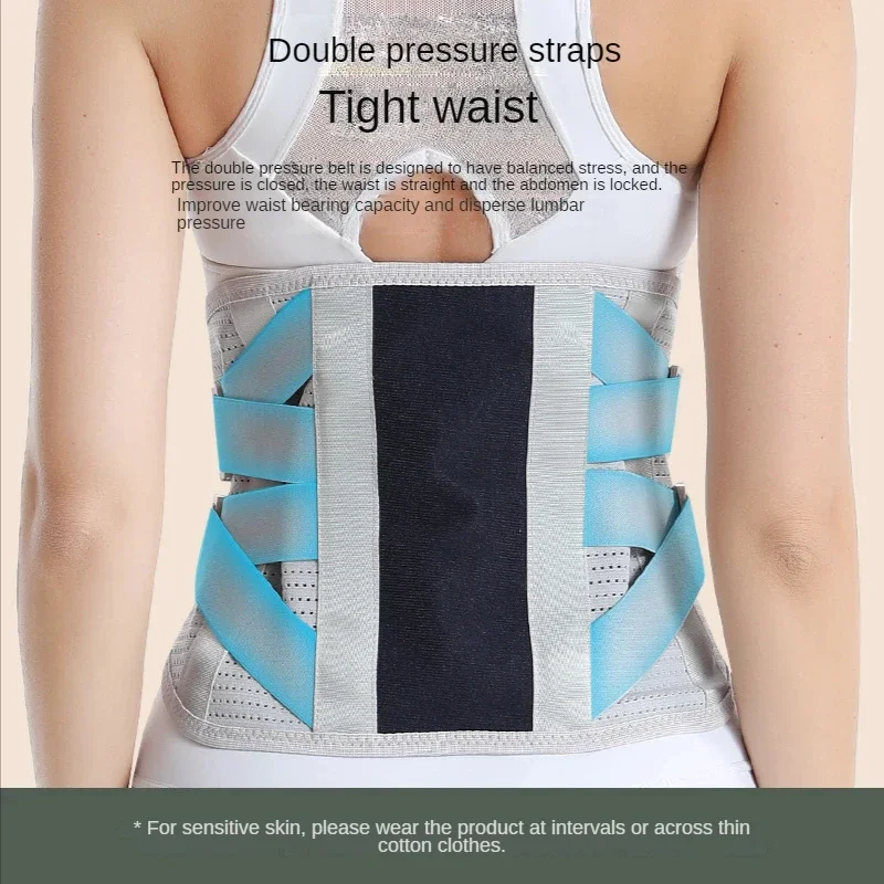 Lower Back Brace Lumbar Support Belt With 5 Steel Plate Supports Breathable Waist Support for Herniated Disc Sciatica Scoliosis