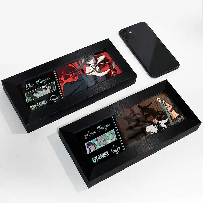 Anime SPY×FAMILY Anya Forger Yor Forger Cosplay Cartoon Photo Frame Desktop Ornament Accessory Mascot Fans Xmas Gift