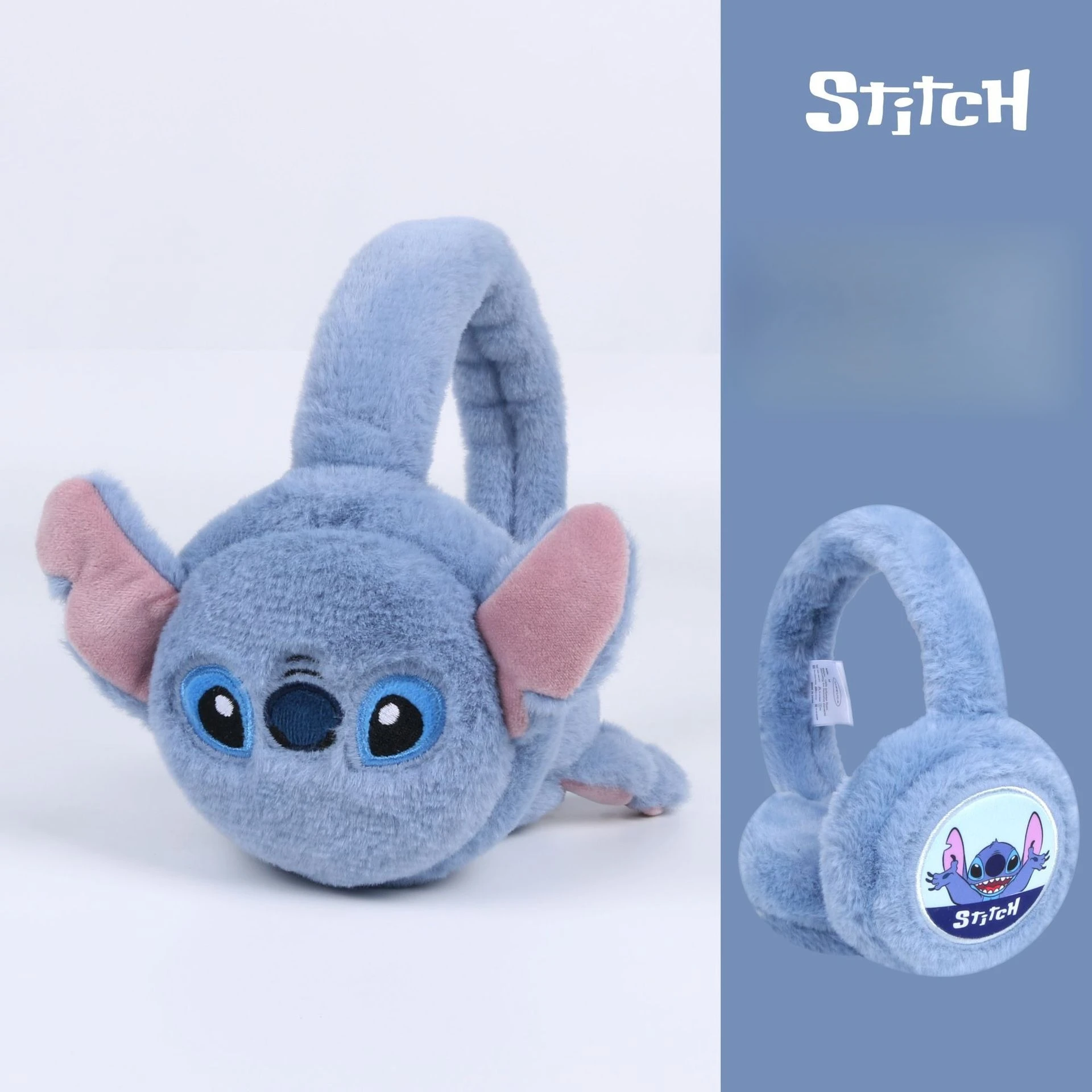 Miniso ディズニー子供用ステッチぬいぐるみ耳カバー厚く暖かい冷たい風暖かい耳カバー耳カバー