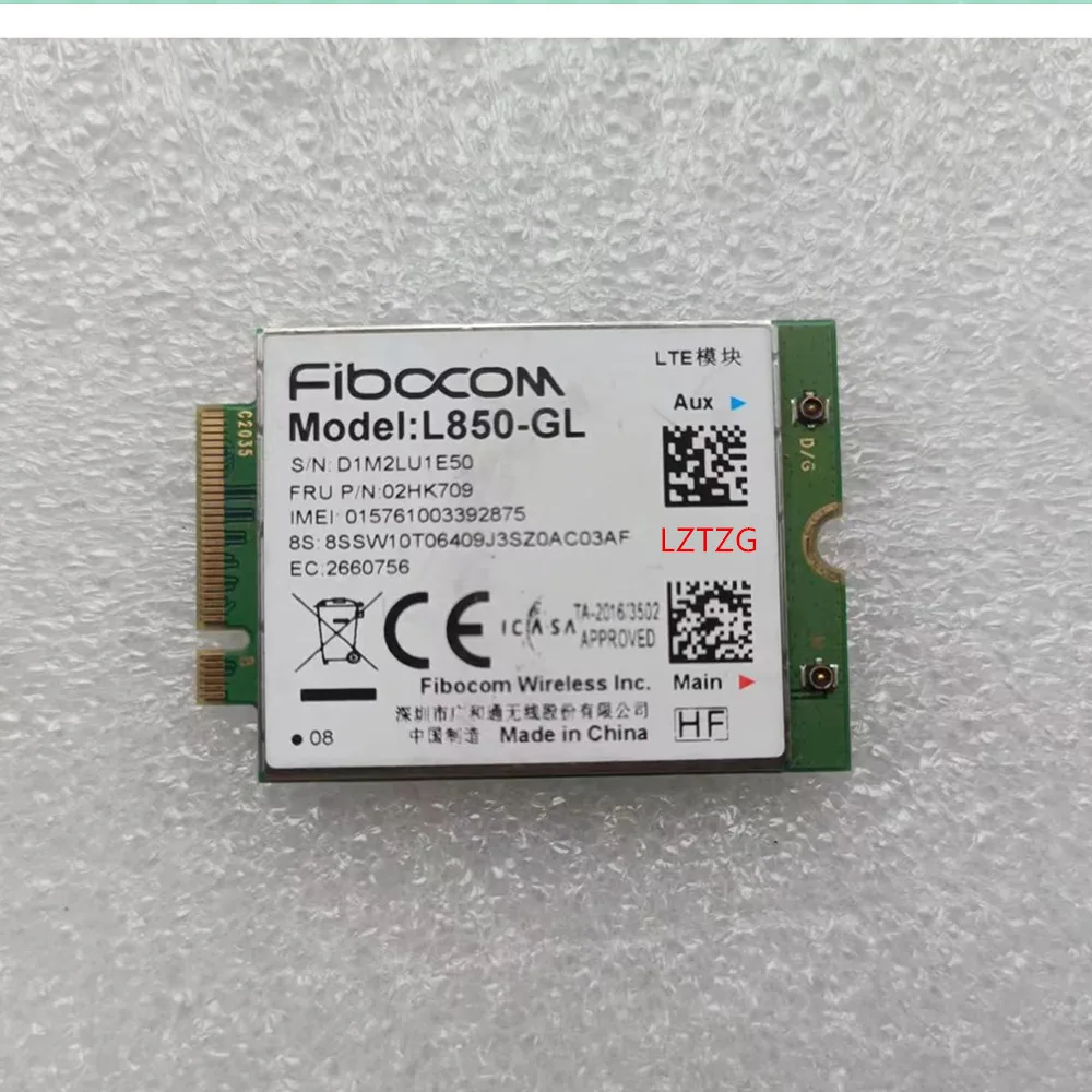 

Fibocom L480-GL Module for Lenovo Thinkpad X1 Carbon 7th Gen -/X1 Carbon 7th Gen -/X1 Carbon 8th Gen - Laptop 02HK709