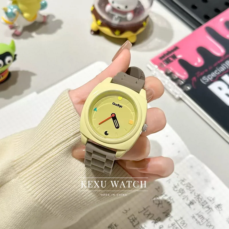 2026 New Student Exam Watch for Teen Girls  Cute & Aesthetic Silent Wristwatch for School & Kids