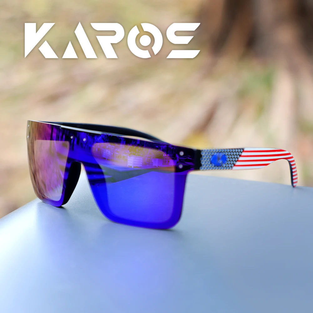 

KAROS Rimless Sunglasses Oversize Women Men UV400 Square Frameless Glasses One-piece Fishing Driving Camping Hiking Eyewear