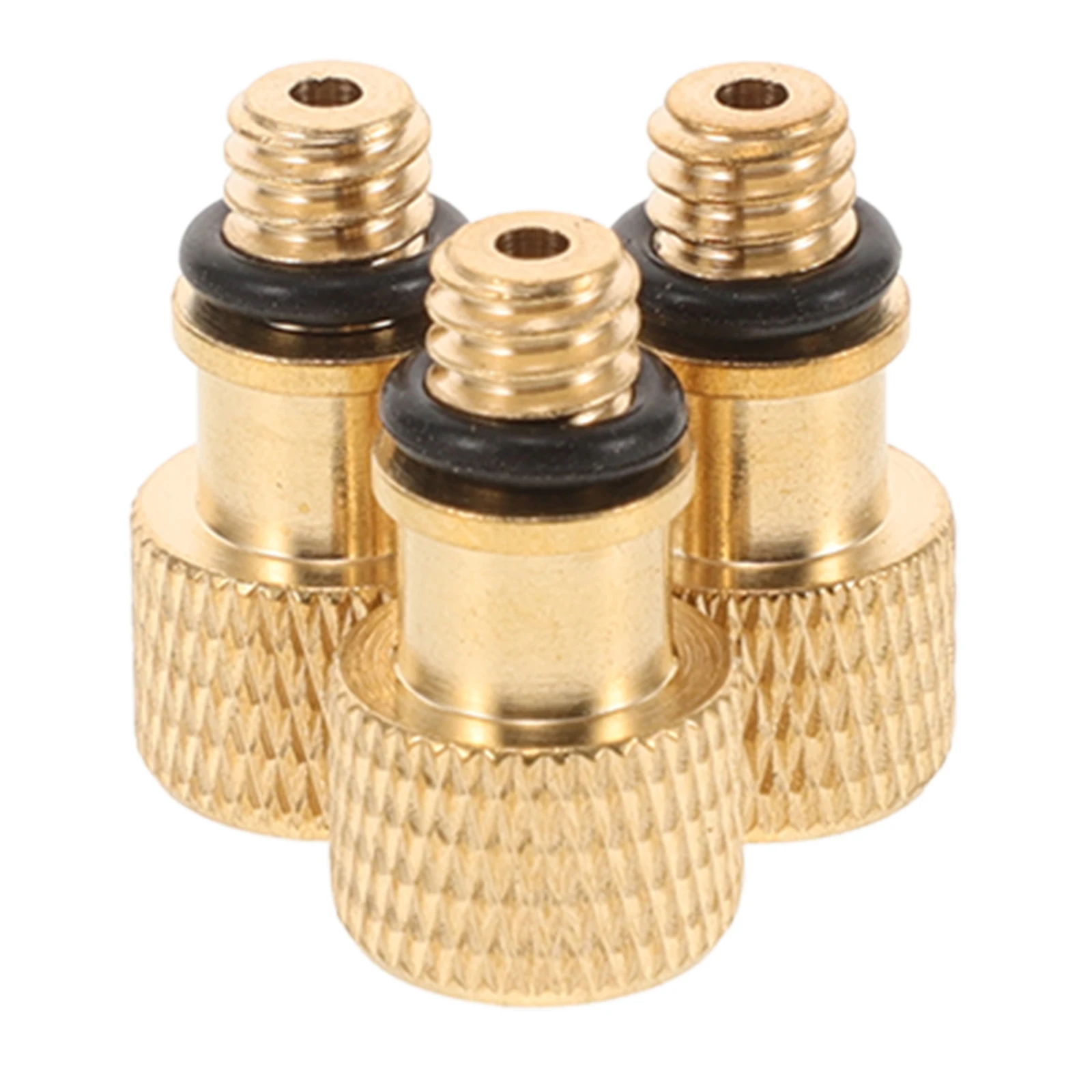 

3Pcs Copper Bike Valve Adapter Presta to Conversion Mouth Air Compressor Tire Pump Needles Bicycle Riding Accessories