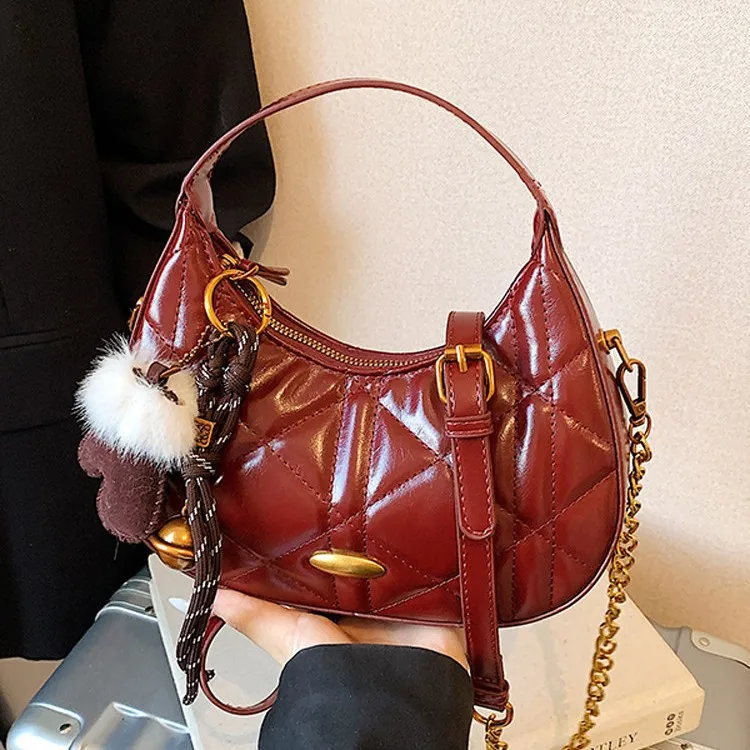 2026 Trendy Premium Texture Small Shoulder Bag, Vintage Niche Women Messenger Bag, Portable Fashion Daily Commuter Handbag