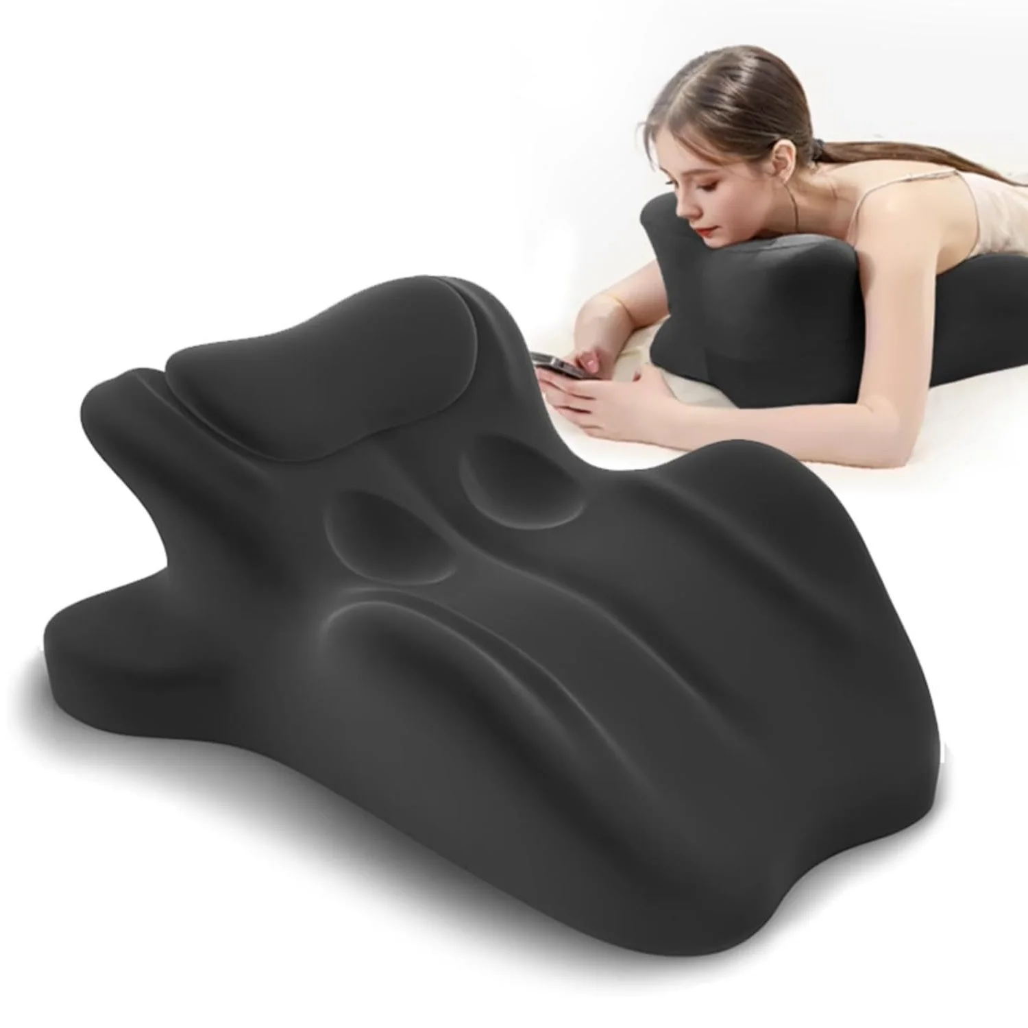 

Sweet Spot Pillow, Chiro Monk Pillow for Couples, 27° Angle Ergonomic Contoured Support Pillow, Memory Foam Cushion Back Support