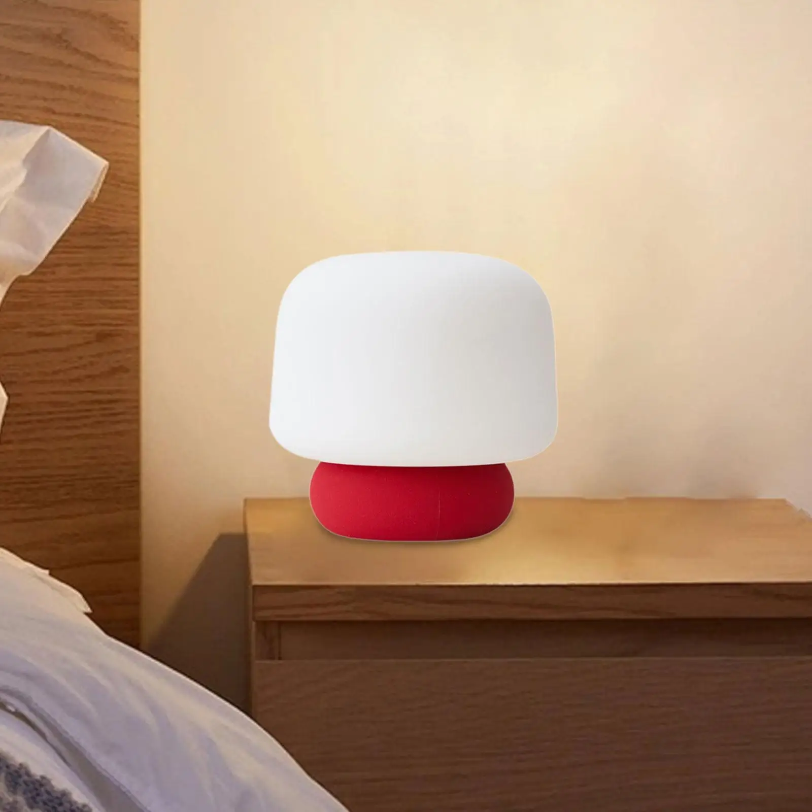 Mushroom Lamp with 13 Different Sounds USB Touch Activated Cartoon Creative