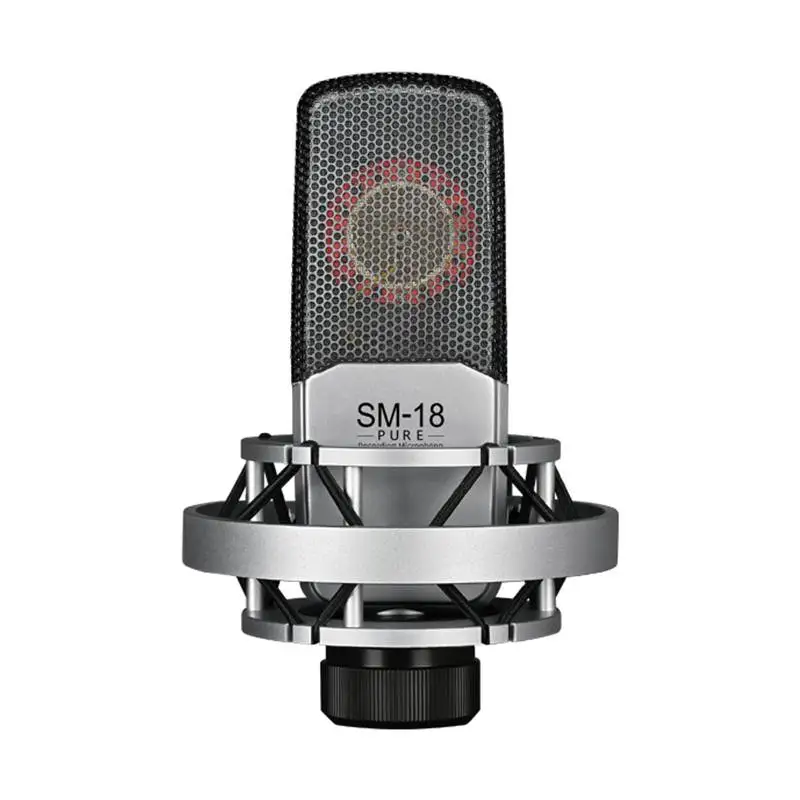 SM-18 Pure Professional Studio Condenser Microphone 34mm Large Diaphragm Mic Recording Microphone