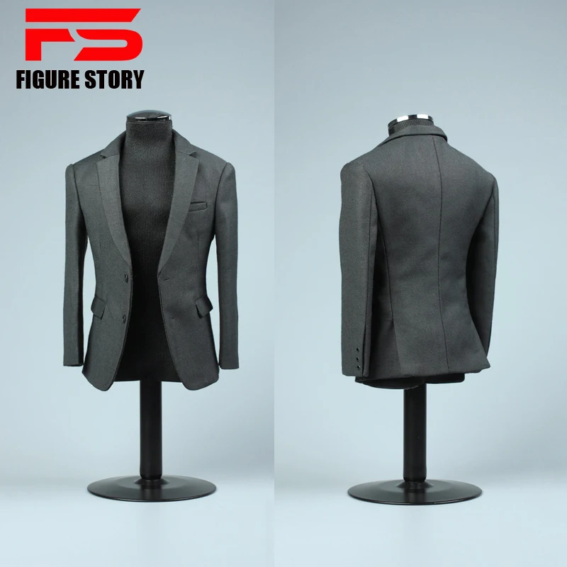 

Мужской свободный костюм в масштабе 1/6, комплект деловых костюмов, тонкая офисная одежда, подходит для 12-дюймовой фигурки TBLeague JIAOU DOLL