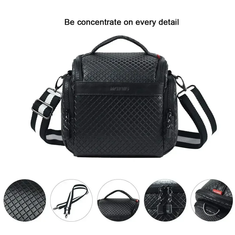 Camera Shoulder Bag, Camera Gadget Bag with Shockproof Travel Padded