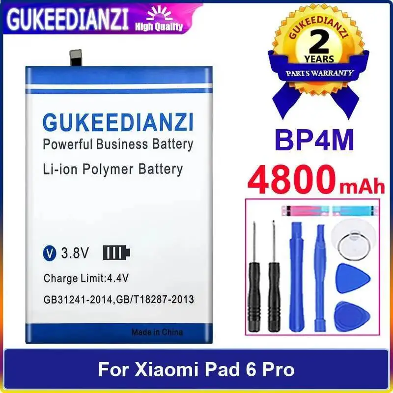 

4800Mah Tablet Battery For Xiaomi Pad 6 Pro BP4M Environmentally Friendly