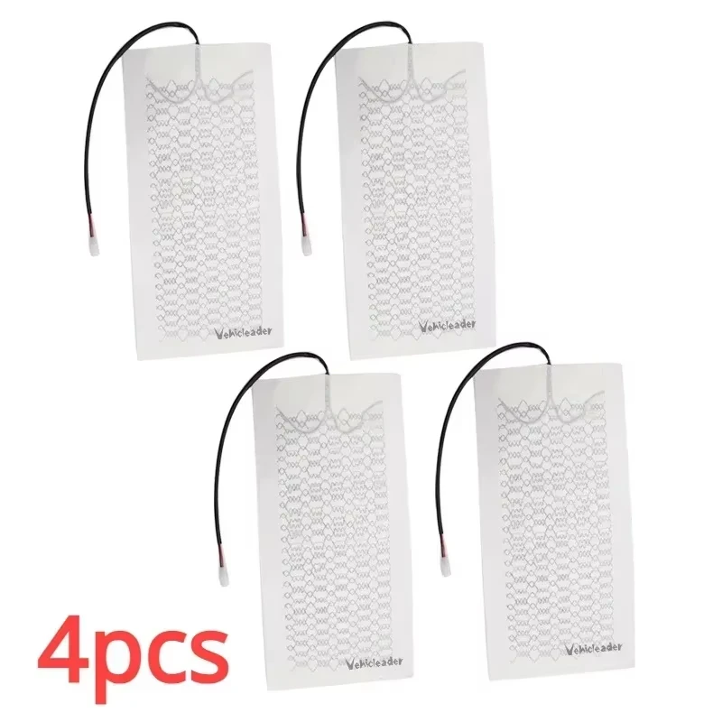 

4pcs 12V Universal Car Seat Heated Covers Heater Carbon Fiber Winter Auto Heating Heat Pads Cushion Mat Warmer Accessories