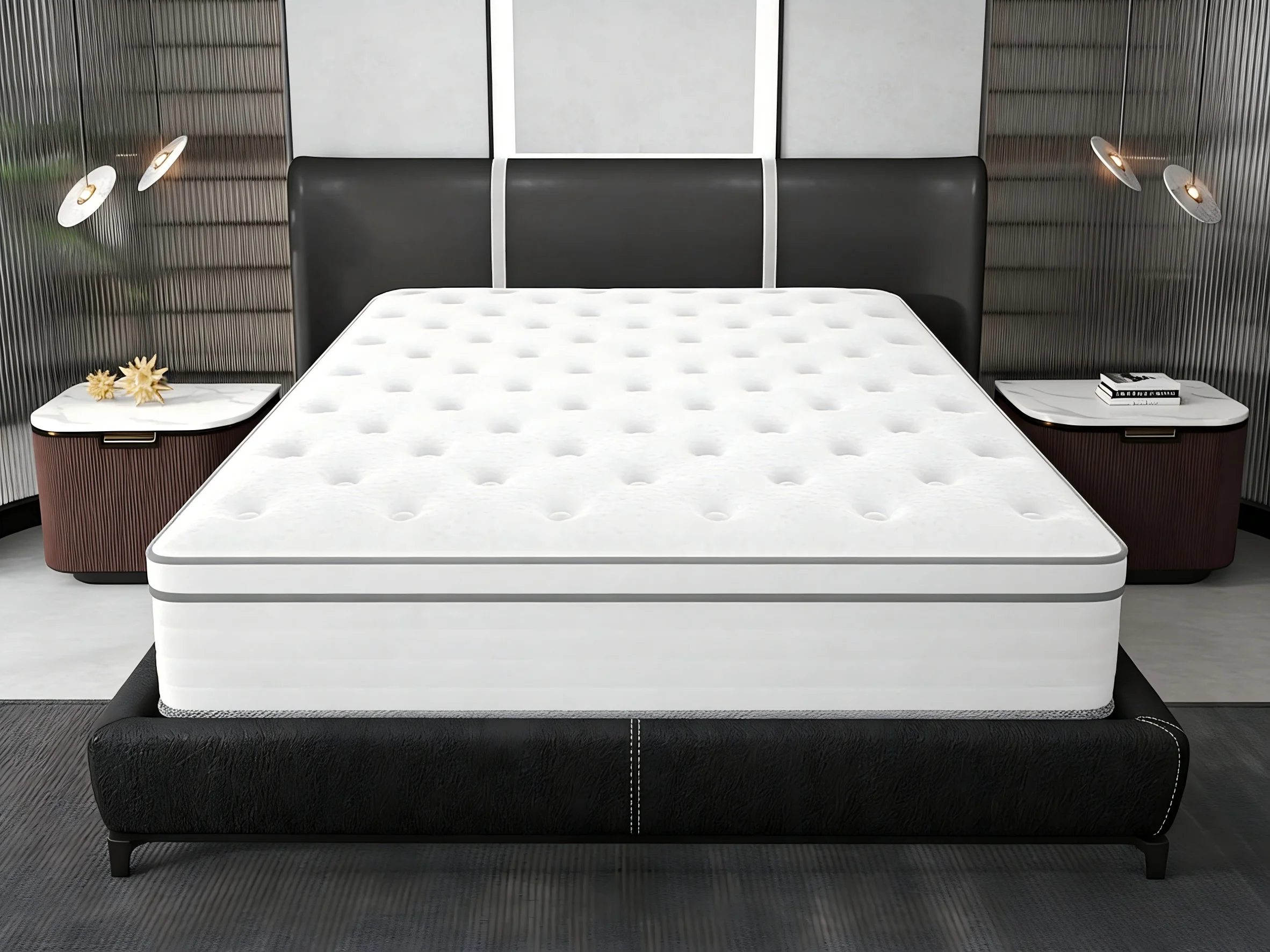 14/12/10 inch Firm King/Full/Twin/Queen Mattress- Pain-Relieving Hybrid Mattress for Extra Lumbar & Hip Support image 6