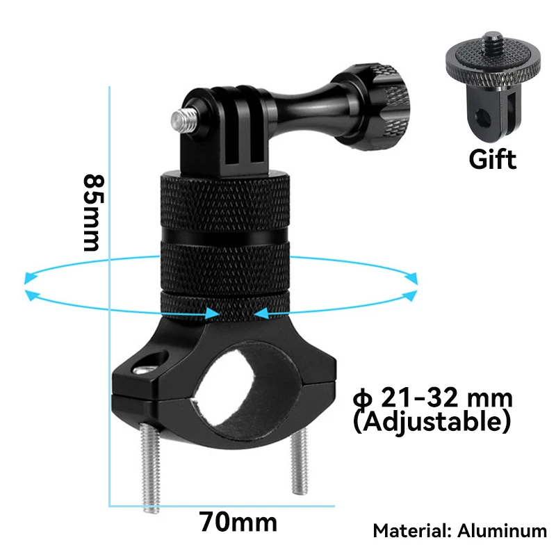SZKOSTON Für Insta 360X4X5 Gehen Pro 13 12 11 10 9 DJI Action 6 Fahrrad Motorrad Selfie Stick Einbeinstativ montieren Lenker Halterung Zubehör 10